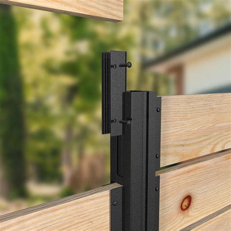 aluminum fence mounting brackets amazon|outside corner bracket for fence.